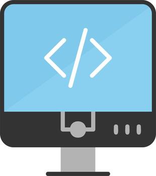 icono de vector de codificación
