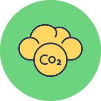 icono de vector de co2