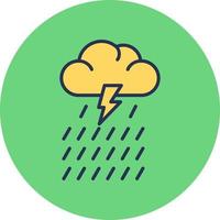 icono de vector de lluvia