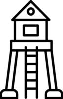 Military Tower Vector Icon