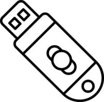 icono de vector de unidad usb