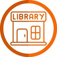 diseño de icono de vector de biblioteca