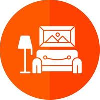 Living Room Vector Icon Design