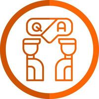 Questioin And Answer Vector Icon Design