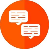 Conversation Vector Icon Design