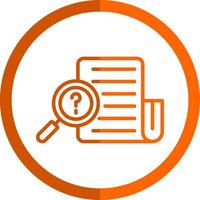 Interrogation Vector Icon Design