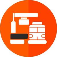 Train Platform Vector Icon Design