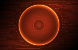 Modern Cybersecurity Technology Background with Globe vector