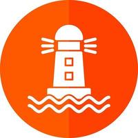 Lighthouse Vector Icon Design