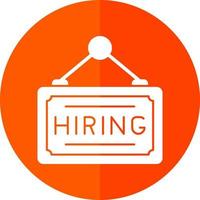 Hiring Vector Icon Design