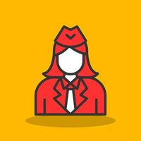 Hostess Vector Icon Design