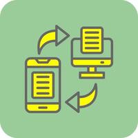 Data Transfer Vector Icon Design