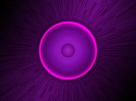 Modern Holographic Eye Ball on Technology Background vector