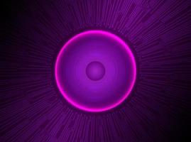 Modern Holographic Eye Ball on Technology Background vector