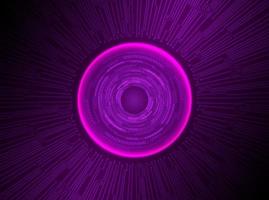 Modern Holographic Eye Ball on Technology Background vector