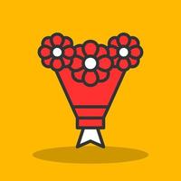Bouquet Vector Icon Design