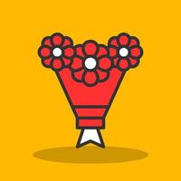 Bouquet Vector Icon Design