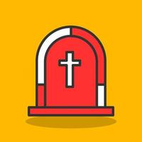 Funeral Vector Icon Design