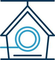 Bird House Vector Icon Design