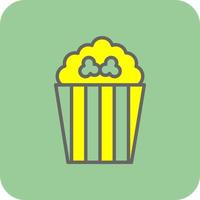 Pop Corn Vector Icon Design