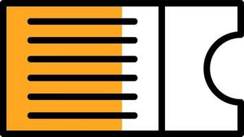 Ticket Vector Icon Design