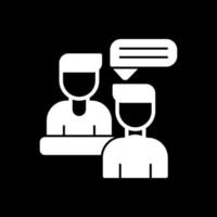 Interview Vector Icon Design