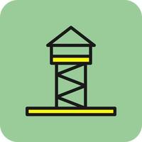 Tower Vector Icon Design