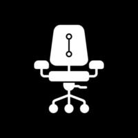 Desk Chair Vector Icon Design