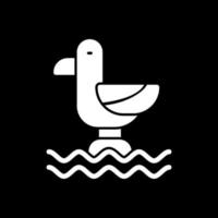 Seagull Vector Icon Design