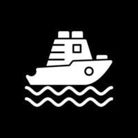 Yatch Vector Icon Design