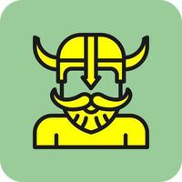 diseño de icono de vector vikingo