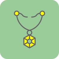 Necklace Vector Icon Design