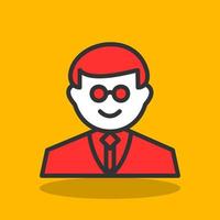 Professor Vector Icon Design