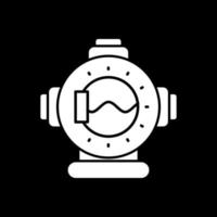 Diving Helmet Vector Icon Design