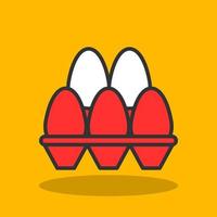 Eggs Vector Icon Design