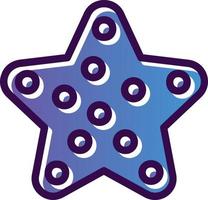 diseño de icono de vector de estrella de mar