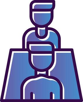 Interview Vector Icon Design