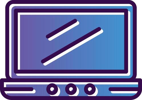 Laptop Vector Icon Design