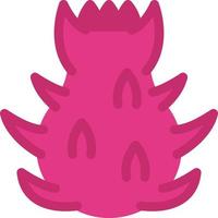 dragon fruit vector illustration on a background.Premium quality symbols.vector icons for concept and graphic design.