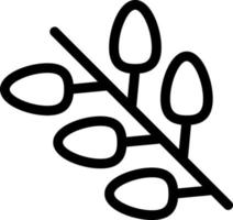 ilustración vectorial de aceitunas en un fondo. símbolos de calidad premium. iconos vectoriales para concepto y diseño gráfico. vector
