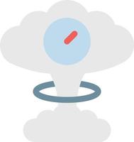 ilustración de vector de nube en un fondo. símbolos de calidad premium. iconos vectoriales para concepto y diseño gráfico.