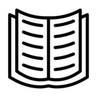 diseño de icono de libro abierto vector