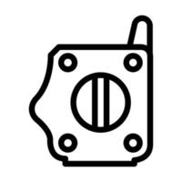 Throttle Plate Icon Design vector