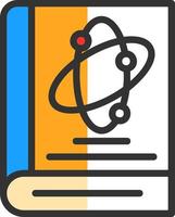 Science Book Vector Icon Design