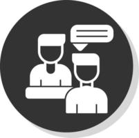 Interview Vector Icon Design