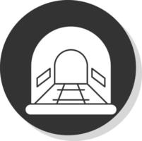 diseño de icono de vector de túnel