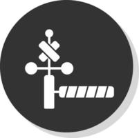 Railroad Crossing Vector Icon Design