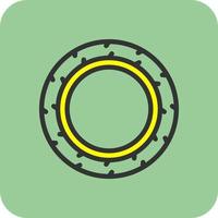 Tyre Vector Icon Design