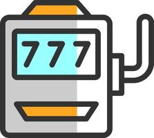 Slot Machine Vector Icon Design