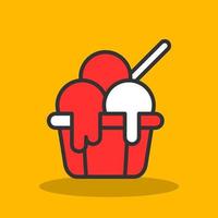 diseño de icono de vector de helado